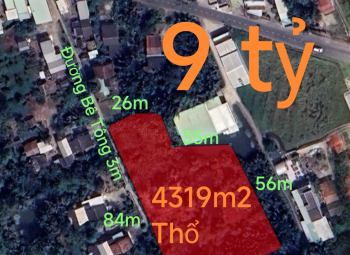 Bán lô đất thổ phân lô giá đầu tư 9 tỷ 