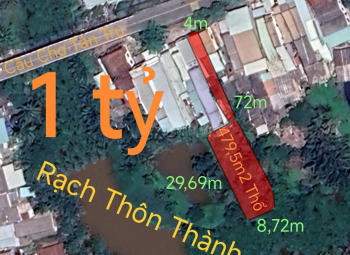 🎯 Bán gấp nhà ngay chân Cầu Chợ Tân Trụ giá rẻ 1 tỷ