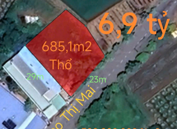 Bán lô đất thổ mặt tiền Cao Thị Mai giá 6,9 tỷ
