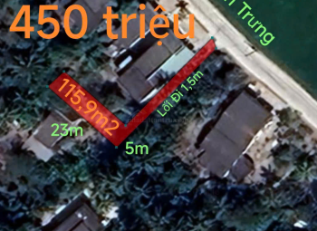 Bán lô đất thổ xã Bình Tịnh giá 450 triệu