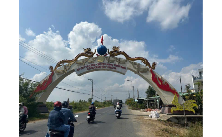 Đất lúa chuyển thổ mặt tiền tỉnh lộ 832 giá 6 tỷ 