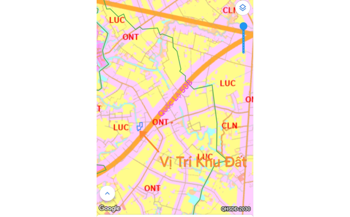 Bán lô đất thổ lúa Xã Đức Tân gần  Quốc Lộ 50B giá 7,5 tỷ