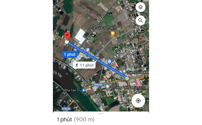 Bán lô đất thổ lúa mặt tiền tỉnh lộ 833 giá 10 tỷ
