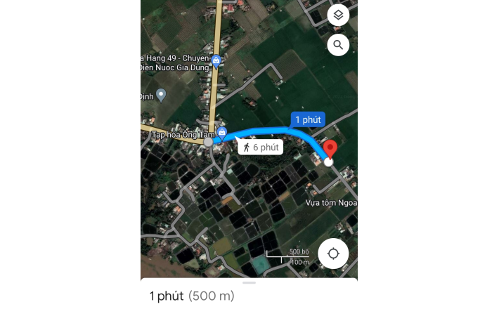 Bán gấp lô lúa chuyển thổ mặt tiền Tỉnh Lộ 833 giá 110 triệu.m