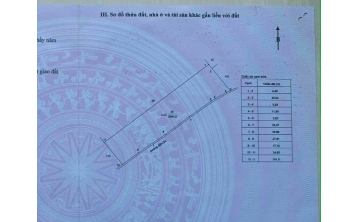 Bán gấp lô đất lúa mặt tiền đường đá xanh giá 1,9 tỷ