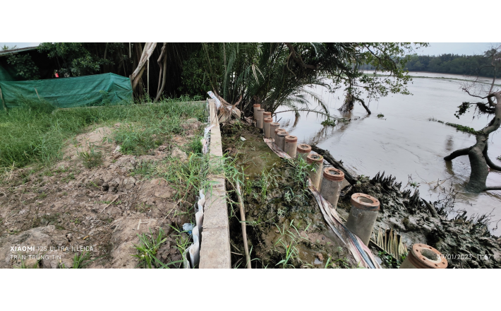 Bán lô đất thổ xây biệt thự vẹn sông vàm cỏ giá 6,2 tỷ