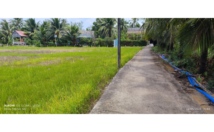 Bán lô đất lúa chuyển thổ giá 1 tỷ.công