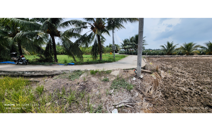 Bán lô đất lúa chuyển thổ giá 1 tỷ.công