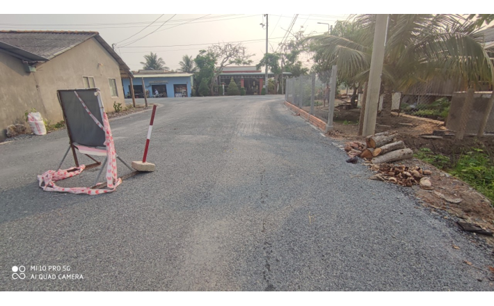 Bán  lô đất lúa chuyển thổ hai mặt tiền Xã Đức Tân giá 7,5 tỷ 