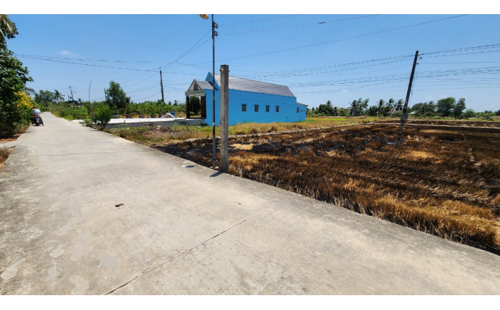 Bán lô đất lúa chuyển thổ làm nhà vườn xã Bình Tịnh giá 2,4 tỷ