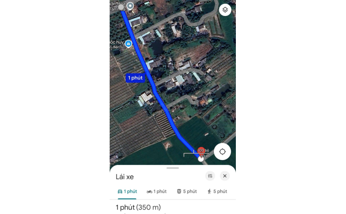 Bán lô đất thổ lúa giá rẻ gần quốc lộ 50B giá 1 tỷ 