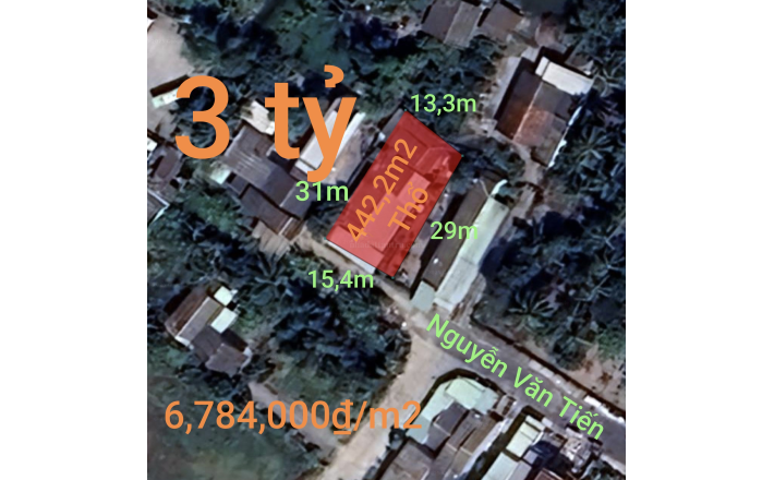 Bán gấp nhà khu vực trung tâm thị trấn Tân Trụ giá 3 tỷ