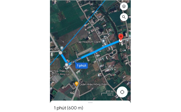 Bán gấp lô đất thổ mặt tiền nhựa Cầu Quây giá 2,08 tỷ