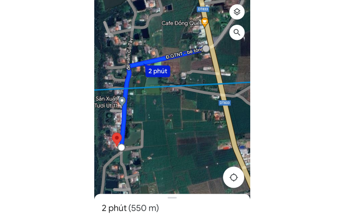 Bán lô đất thổ vườn mặt tiền đê bao hạ giá 5 tỷ