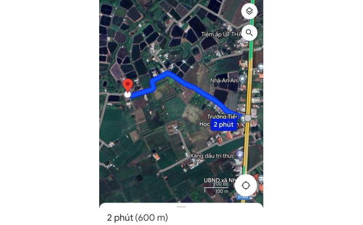Bán lô đất thổ cất nhà vườn giá 750 triệu
