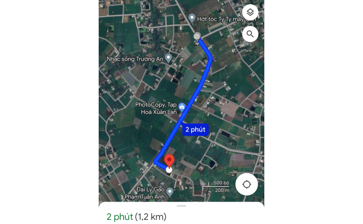 Bán đất thổ lúa làm nhà vườn gần Quốc Lộ 50B giá 3,5 tỷ