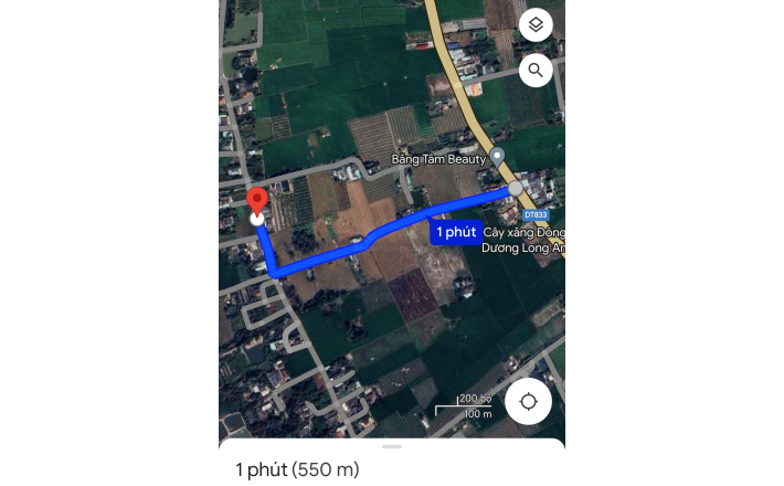 Bán lô đất lúa 4 mặt tiền chuyển thổ phân lô giá chốt 4  tỷ 