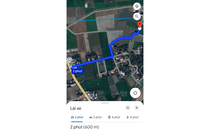 Bán lô đất lúa gần quốc lộ 50 B giá 600 triệu
