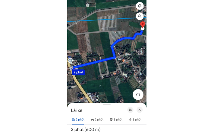 Bán lô đất lúa gần quốc lộ 50 B giá 600 triệu