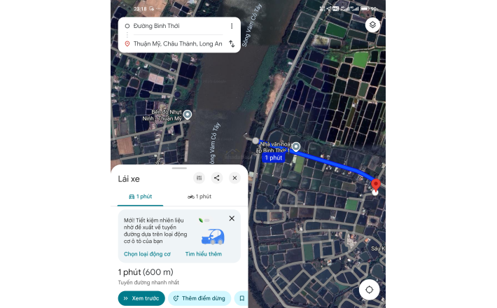 Bán lô đất lúa chuyển thổ giá 2 tỷ