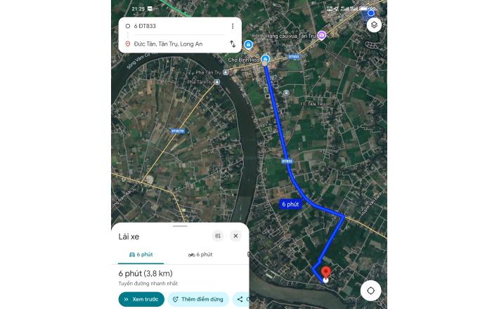 Bán gấp lô đất thổ lúa làm nhà vườn giá 1,3 tỷ 
