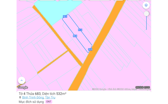 Bán lô đất thổ mặt tiền Cao Thị Mai giá 2,7 tỷ   